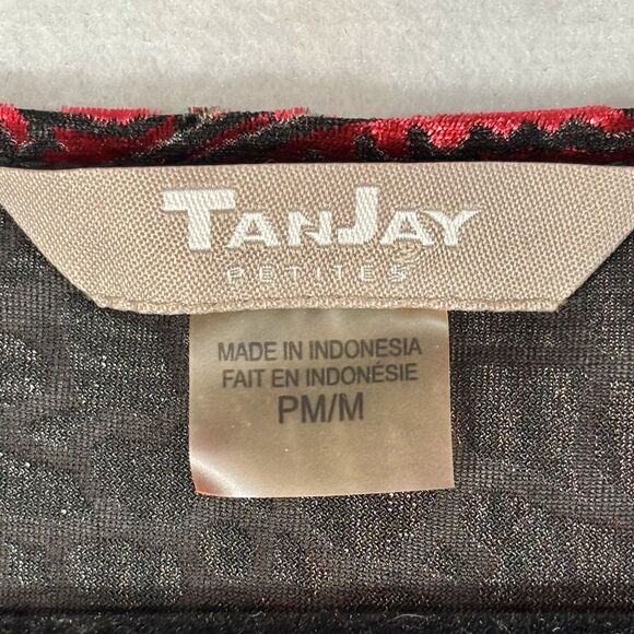 Burnout Top Red Velvet Black Lace Semi Sheer Whimsigoth Witchy - Picture 8 of 9